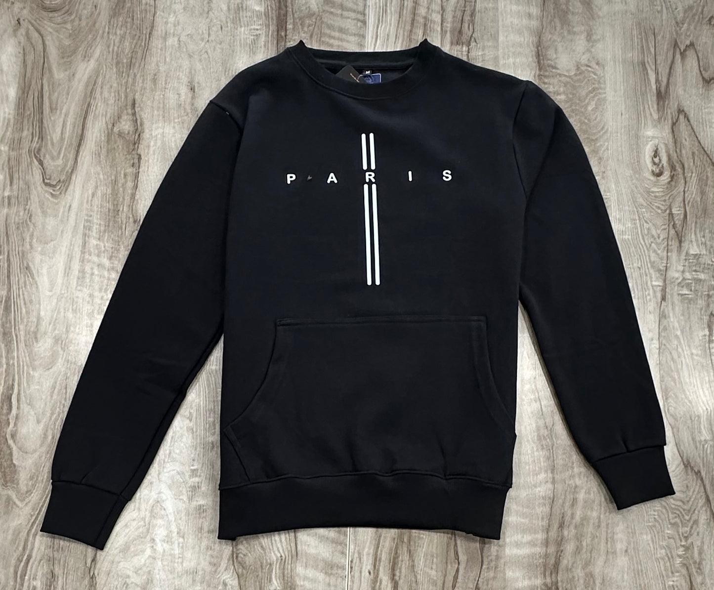 Sweatshirt - Black Paris2