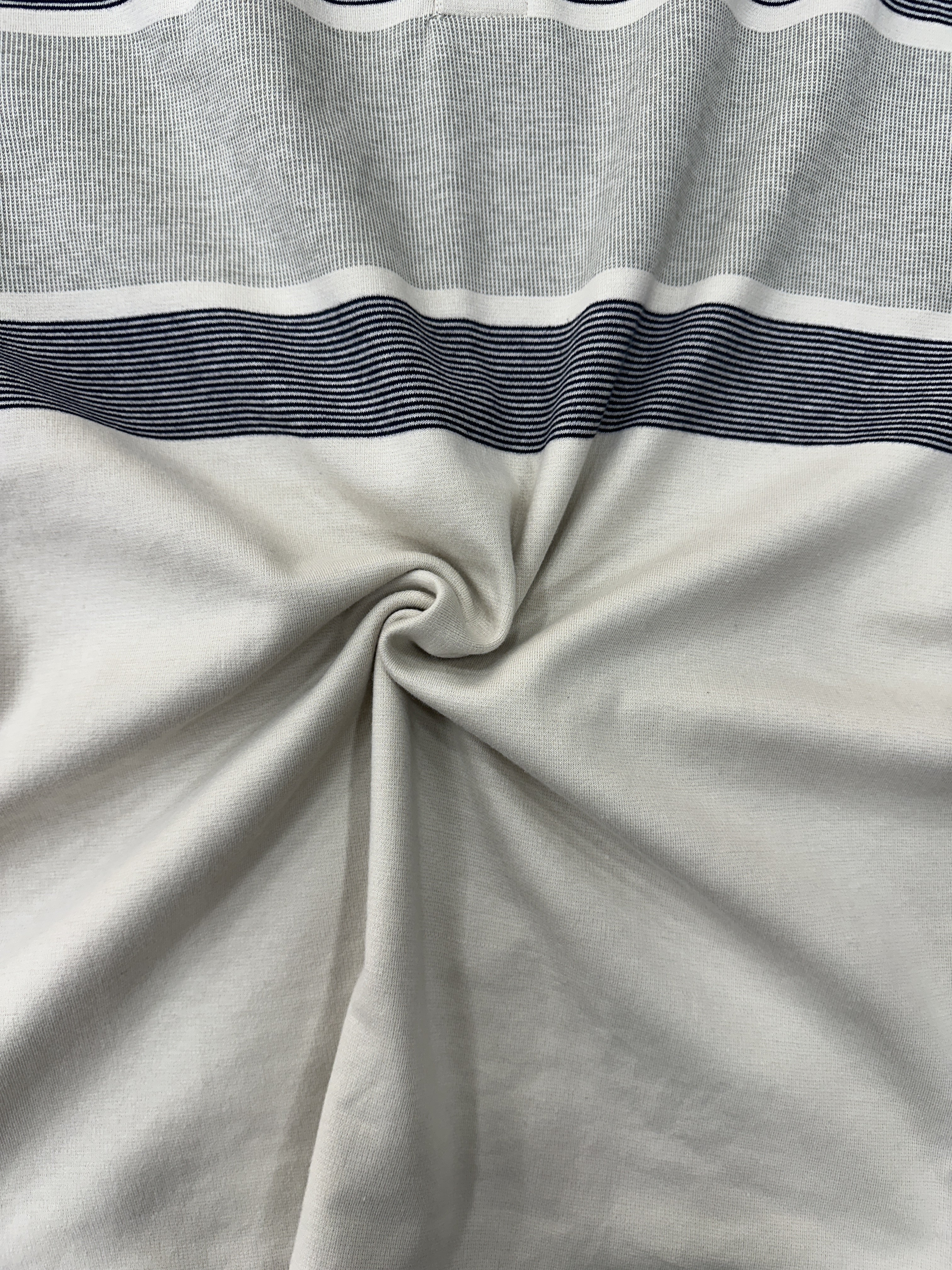 Men’s Premium Beige Striped Polo T-Shirt – Smart Casual Cotton Tee