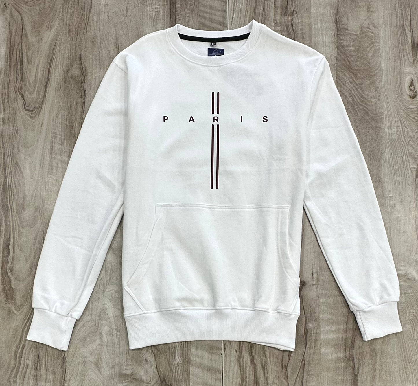 Sweatshirt - White Paris1