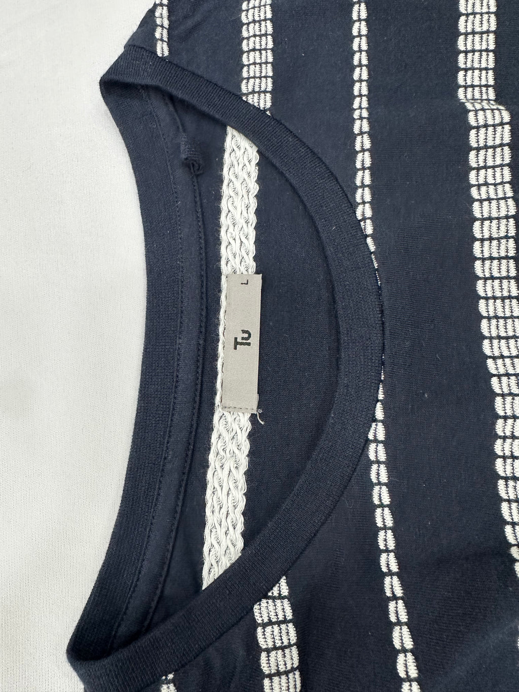 Men’s Round neck Dark Blue Horizontal Stripe T-Shirt – Premium Cotton Casual Tee