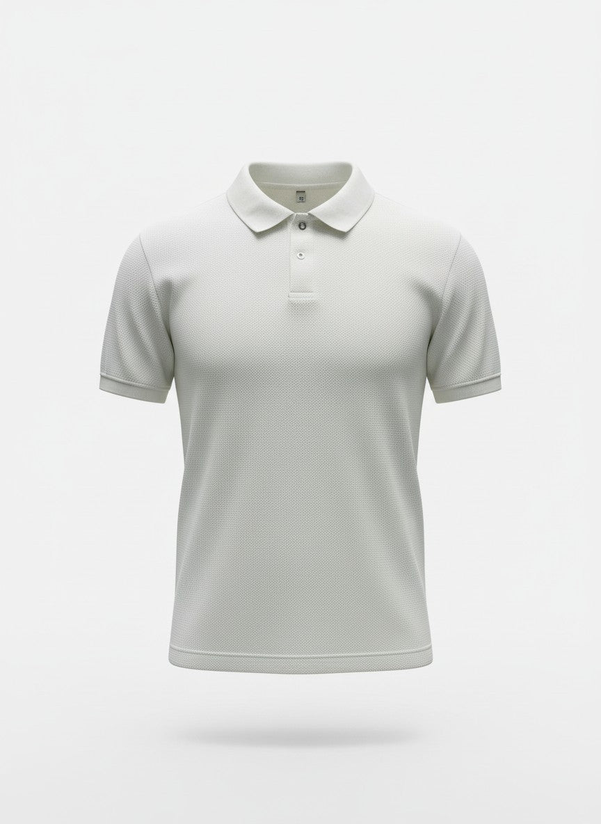 Men’s Premium waffle Textured Polo T-Shirt – Breathable Softest Cotton Casual Tee