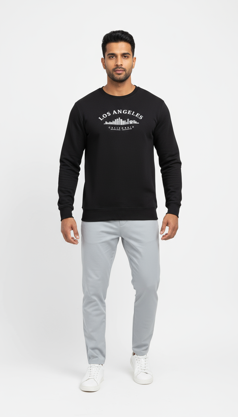 Sweatshirt - Black LA