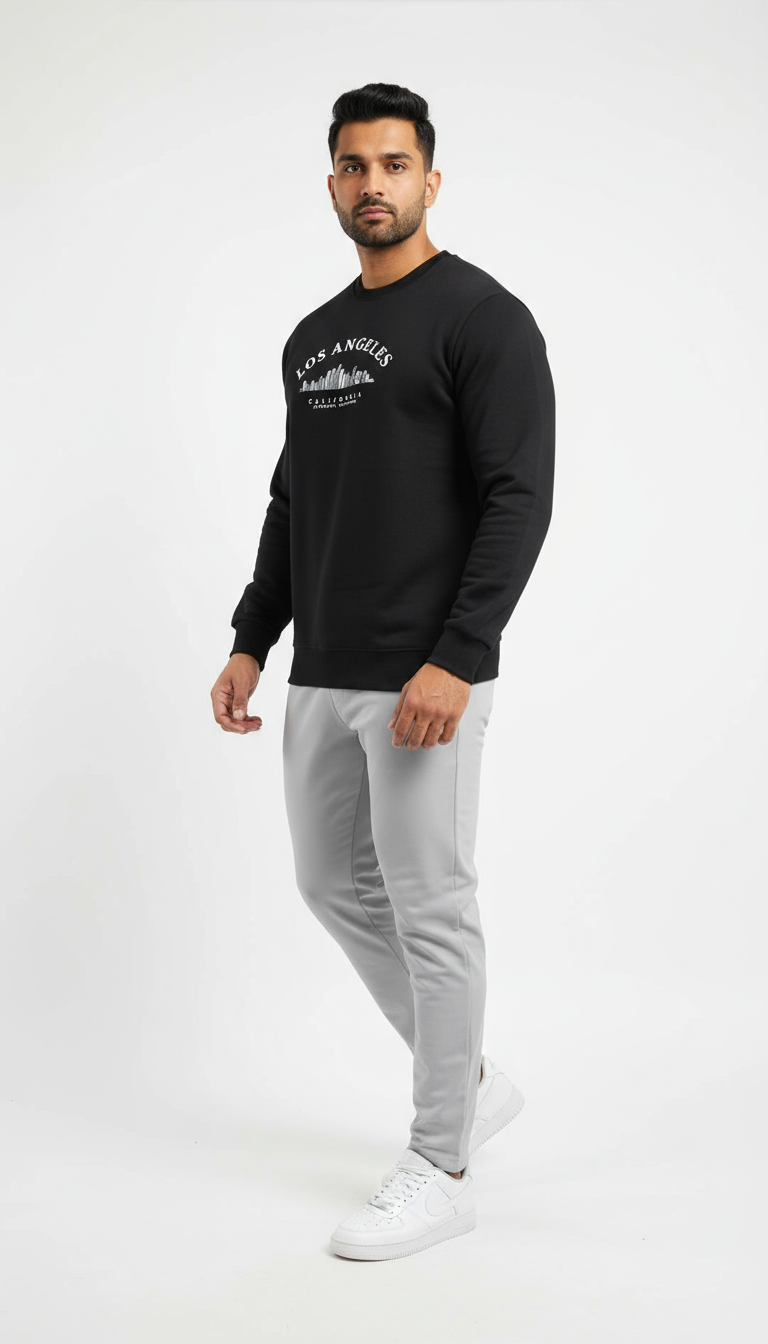 Sweatshirt - Black LA