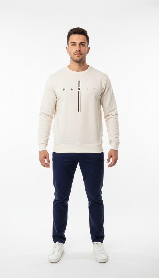 Sweatshirt - Creamy Paris1