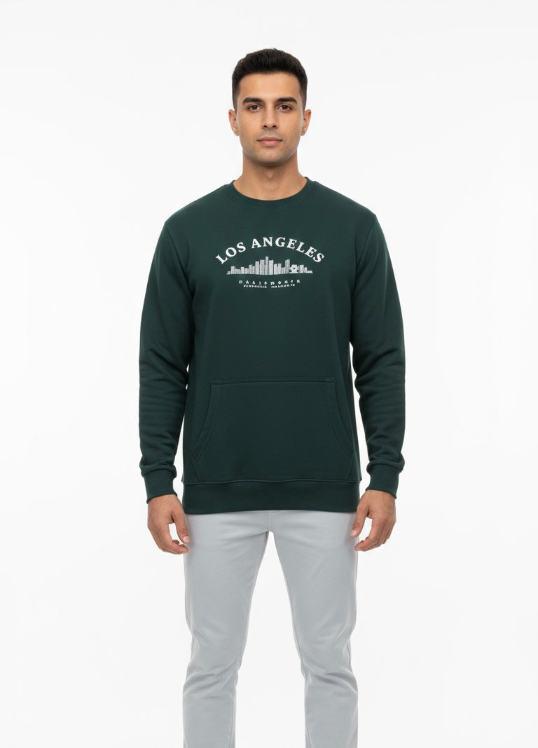 Sweatshirt - Green LA
