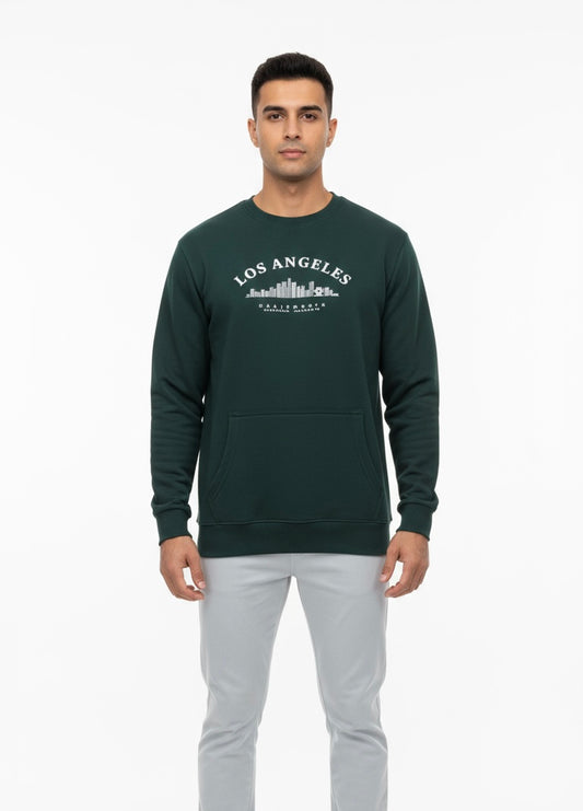 Sweatshirt - Green LA