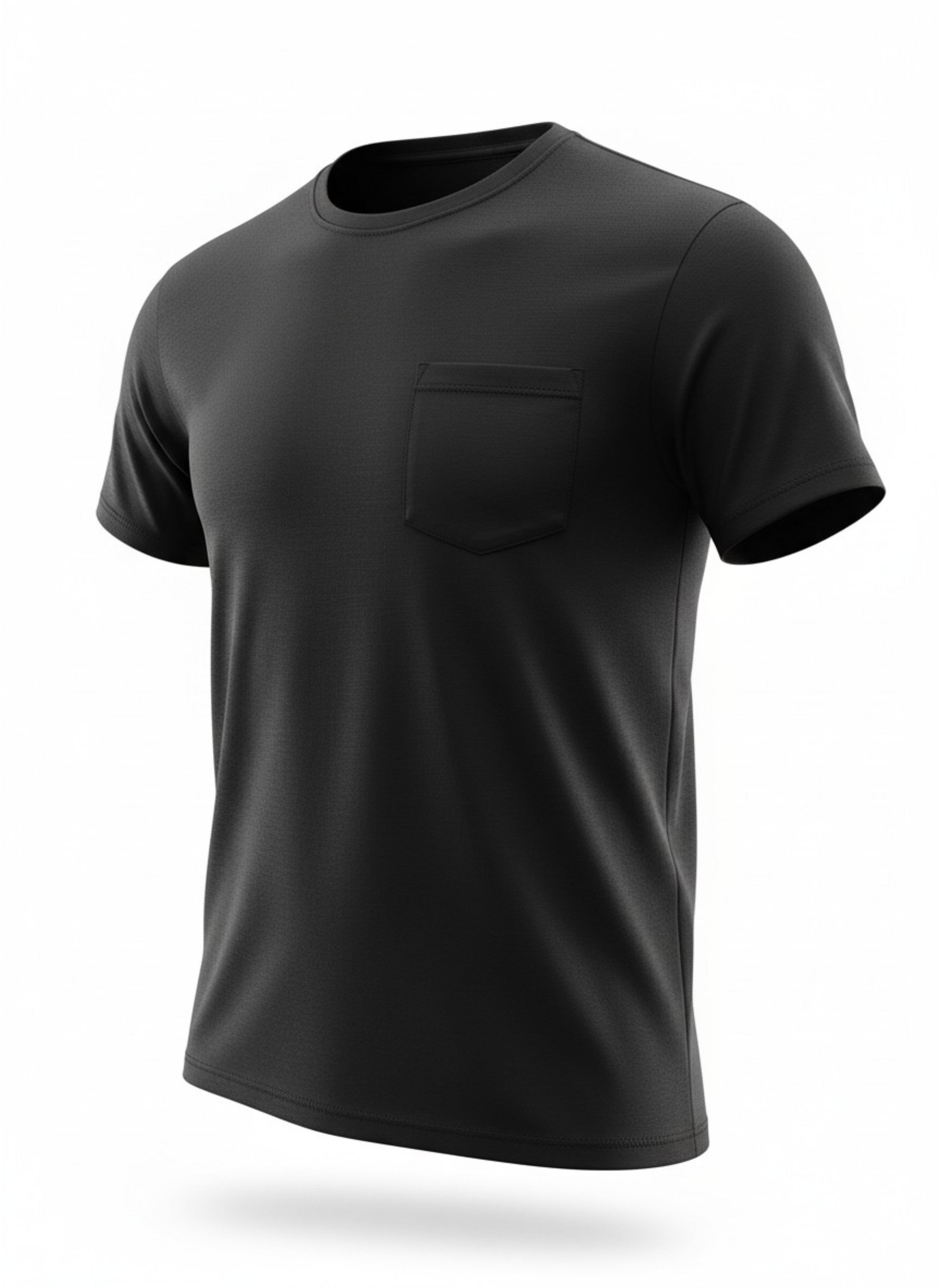 Men’s Bamboo Cotton Pocket T-Shirt – Premium Soft Breathable Tee